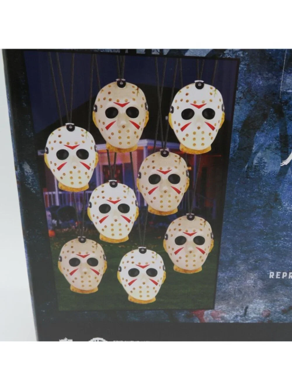 Gemmy Jason Voorhees Friday the 13th Musical String Lights Horror Halloween NEW